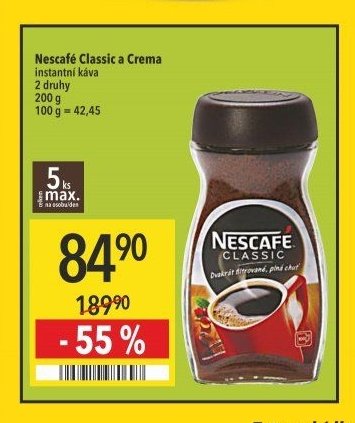 Nescafé Classic a Crema