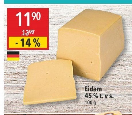 Eidam 45 % t. v s.