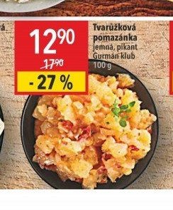 Tvarůžková pomazánka jemná, pikant Gurmán klub