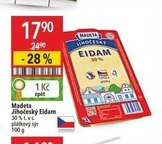 Madeta Jihočeský Eidam 30 %