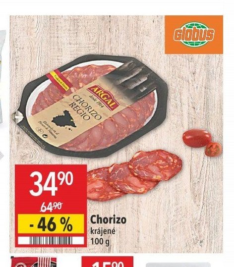 Chorizo krájené