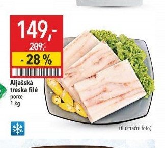 Aljašská treska filé
