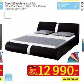 Dvoulůžko Arte - ASKO akcniletaky.com