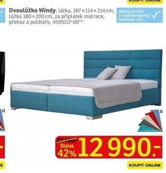 Dvoulůžko Windy - ASKO akcniletaky.com
