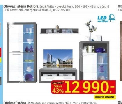 Obývací stěna Kolibri - ASKO akcniletaky.com