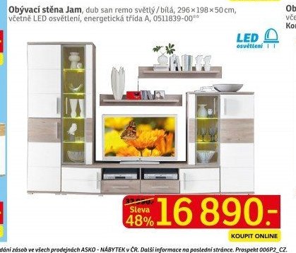 Obývací stěna Jam - ASKO akcniletaky.com