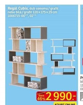 Regál Cubix - ASKO akcniletaky.com