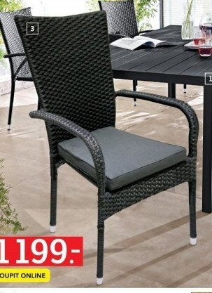 ZAHRADNÍ ŽIDLE (umělý ratan šedý) - ASKO akcniletaky.com