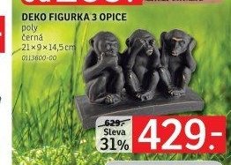 Deko figurka 3 opice - ASKO akcniletaky.com