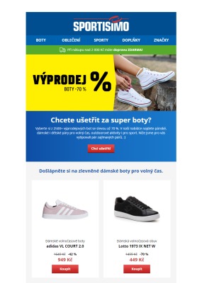 akční leták Sportisimo 26.6.2020-1.7.2020