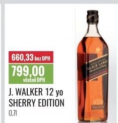 Whisky Sherry edition 12 YO Johnnie Walker