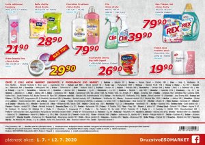 akční leták ESO MARKET 1.7.2020-12.7.2020