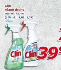 Čistič oken s alkoholem Clin