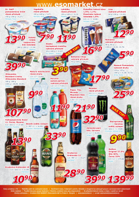 akční leták ESO MARKET 1.7.2020-12.7.2020