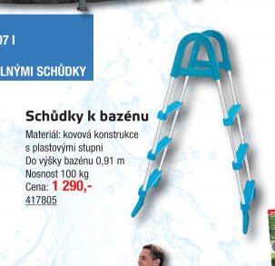Schůdky k bazénu - UNI HOBBY akcniletaky.com