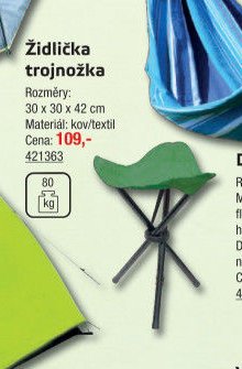 Židlička trojnožka - UNI HOBBY akcniletaky.com