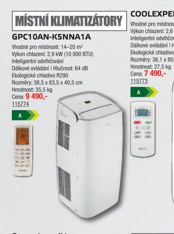 Místní klimatizátor GPC10AN-K5NNA1A - UNI HOBBY akcniletaky.com