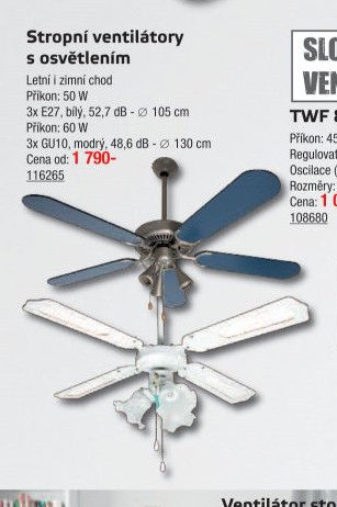 Stropní ventilátor s osvětlením - UNI HOBBY akcniletaky.com