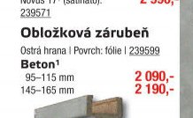 Obložková zárubeň Beton - UNI HOBBY akcniletaky.com