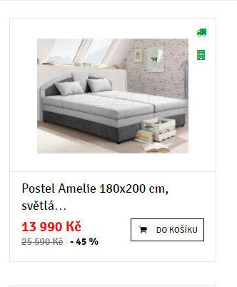 Postel Amelie 180x200 cm, světlá... - ASKO akcniletaky.com