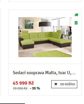 Sedací souprava Malta, tvar U,... - ASKO akcniletaky.com