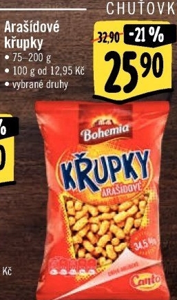 Křupky arašídové Canto - Albert akcniletaky.com