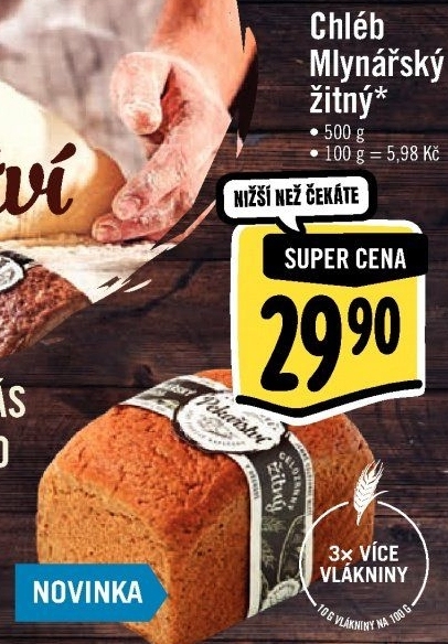 Chléb Mlynářský žitný Albert