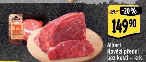Hovězí přední bez kosti - krk Albert