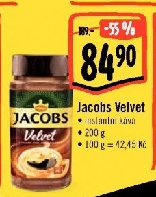 Instantní káva Jacobs Velvet