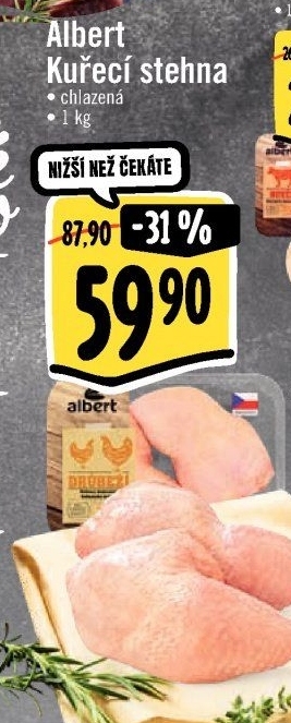 Kuřecí stehna Albert