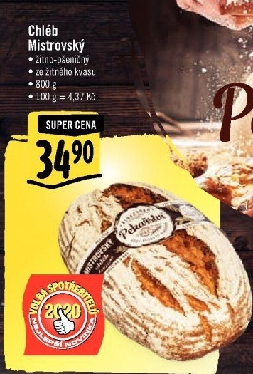 Mistrovský chléb Albert