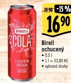 Nealkoholické pivo ochucené Birell
