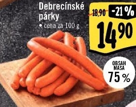 Párky debrecínské