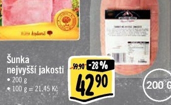 Šunka nejvyšší jakosti Kostelecké uzeniny