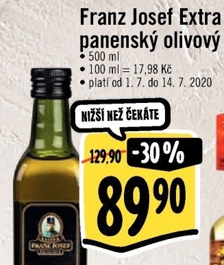 Voda ochucená Korunní