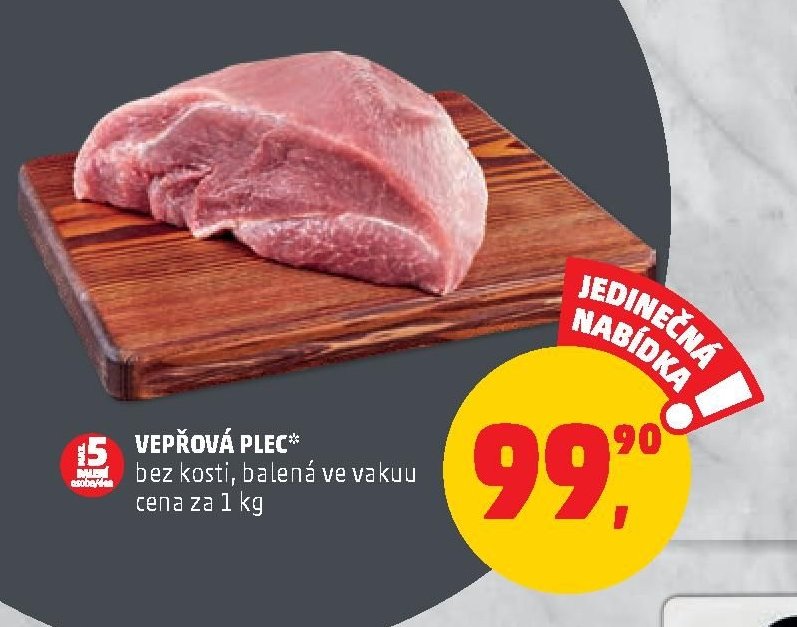 VEPŘOVÁ PLEC*