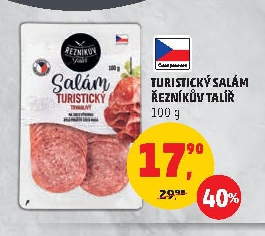 TURISTICKÝ SALÁM ŘEZNÍKŮV TALÍŘ