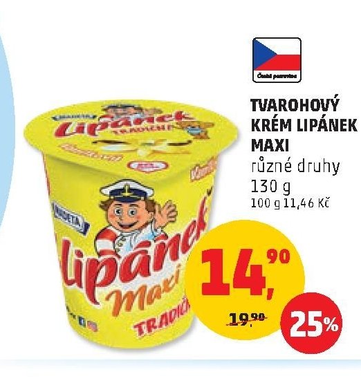 TVAROHOVÝ KRÉM LIPÁNEK MAXI 130 g