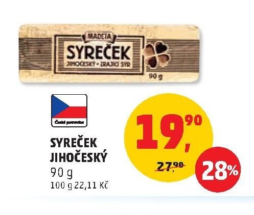 SYREČEK JIHOČESKÝ 90 g