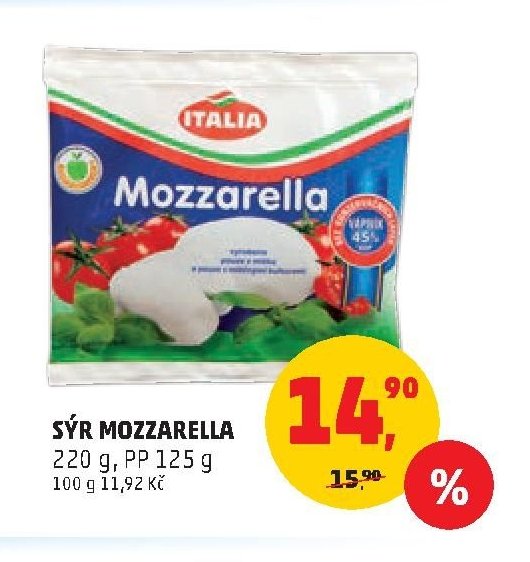 SÝR MOZZARELLA 220 g