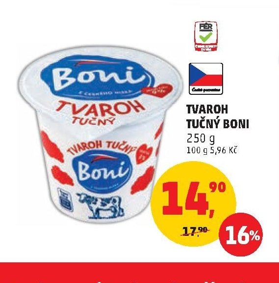 TVAROH TUČNÝ BONI 250 g