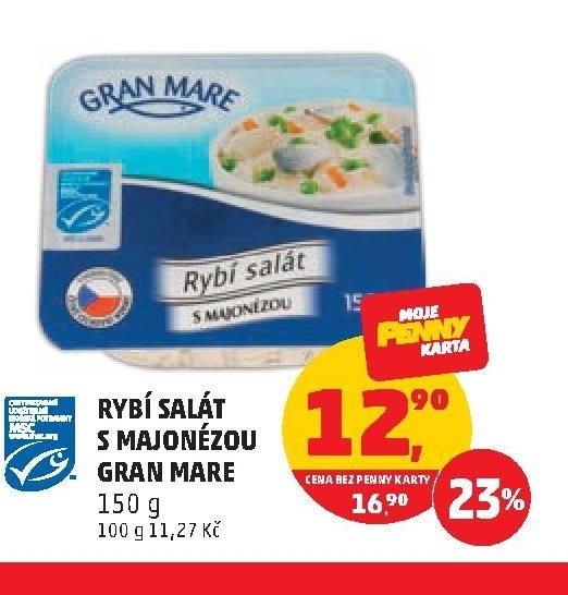 RYBÍ SALÁT S MAJONÉZOU GRAN MARE