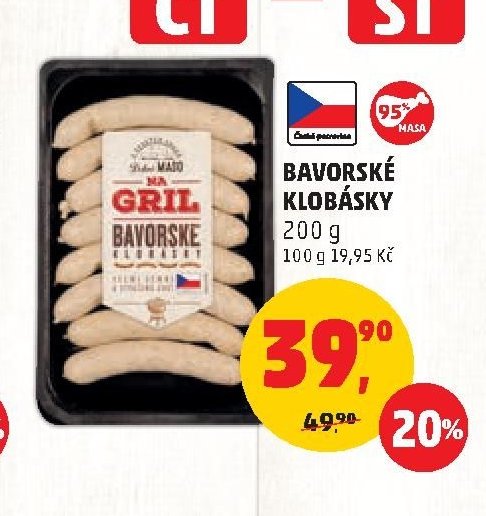 BAVORSKÉ KLOBÁSKY