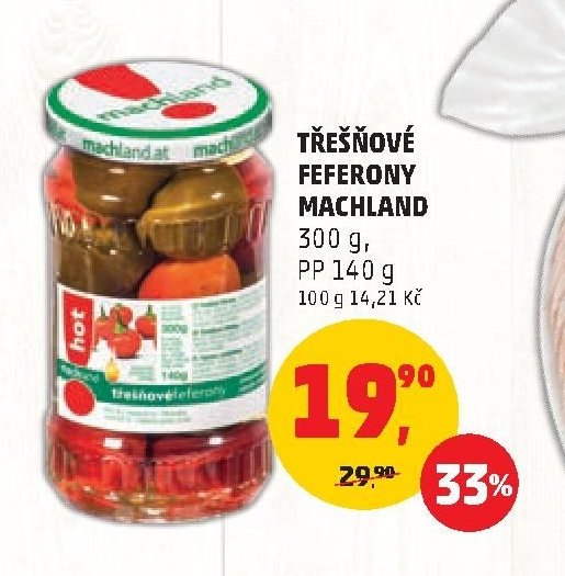 Třešňové feferony Machland