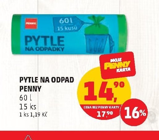 Pytle na odpad Penny