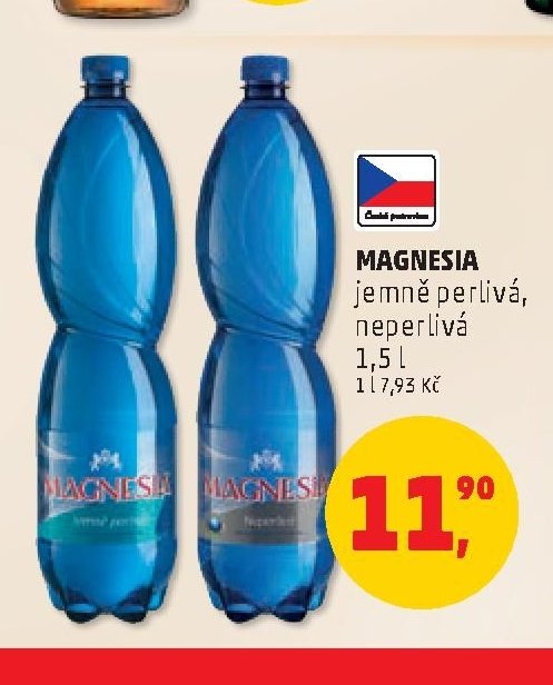MAGNESIA jemně perlivá, neperlivá
