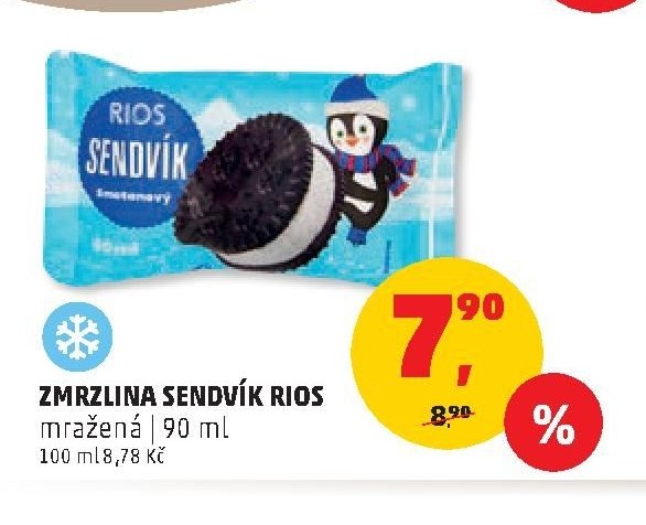 Zmrzlina sendvík Rios