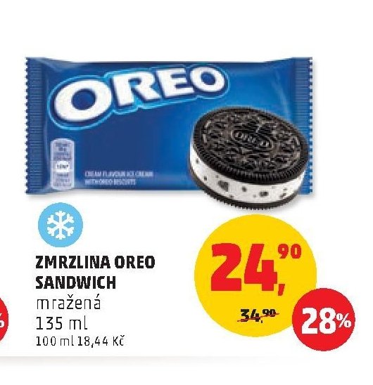 Zmrzlina Oreo Sandwich