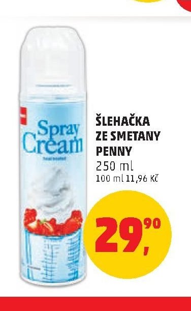 Šlehačka ze smetany Penny