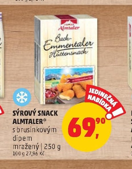 SÝROVÝ SNACK ALMTALER